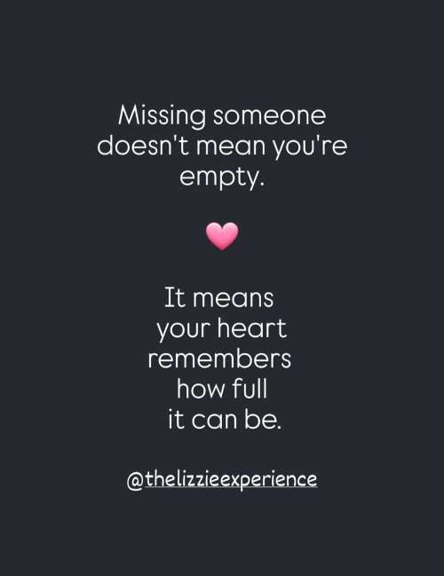 Missing Him…or the Idea of Him?