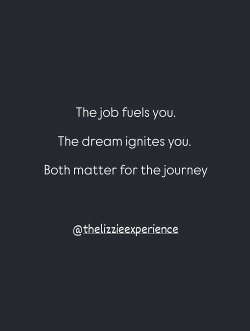 Balancing the Job That Pays with the Dream That Excites