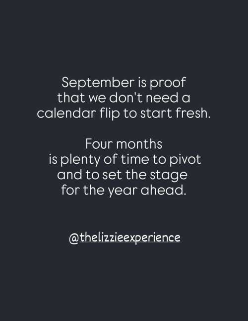 August 31st: My Personal New Year's Eve 🎉
