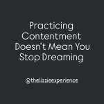 Practicing Contentment Doesn