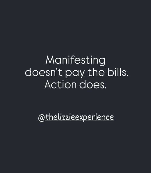 When "Manifesting" Misses the Point