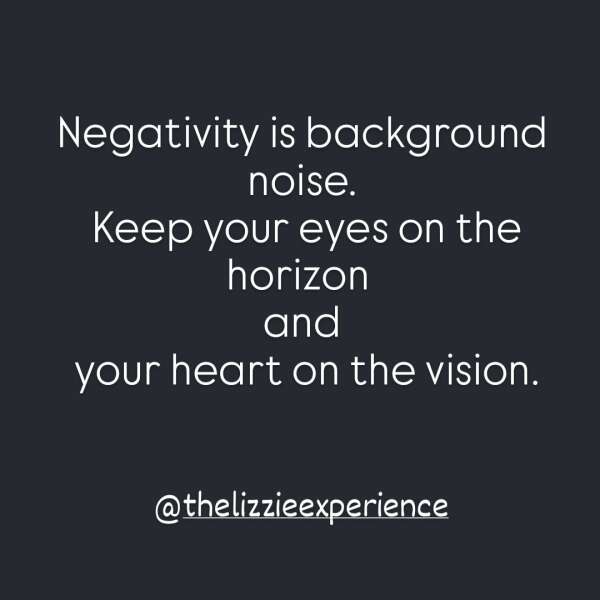 Rising Above Negativity: Staying the Course