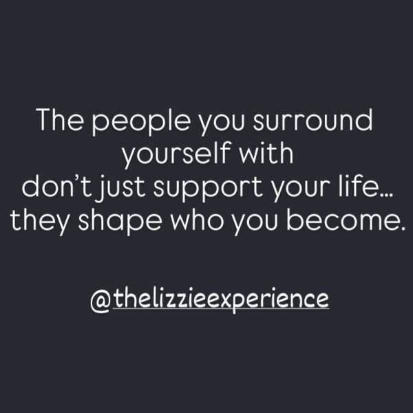 Choose your people well. They will shape the life you build.💕